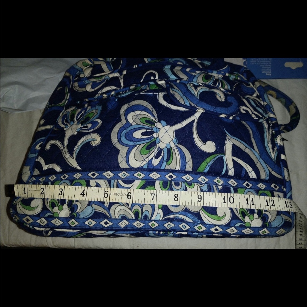 Vera Bradley “Mediterranean” Bowler Bag w/Crossbody Wallet - Picture 8 of 16